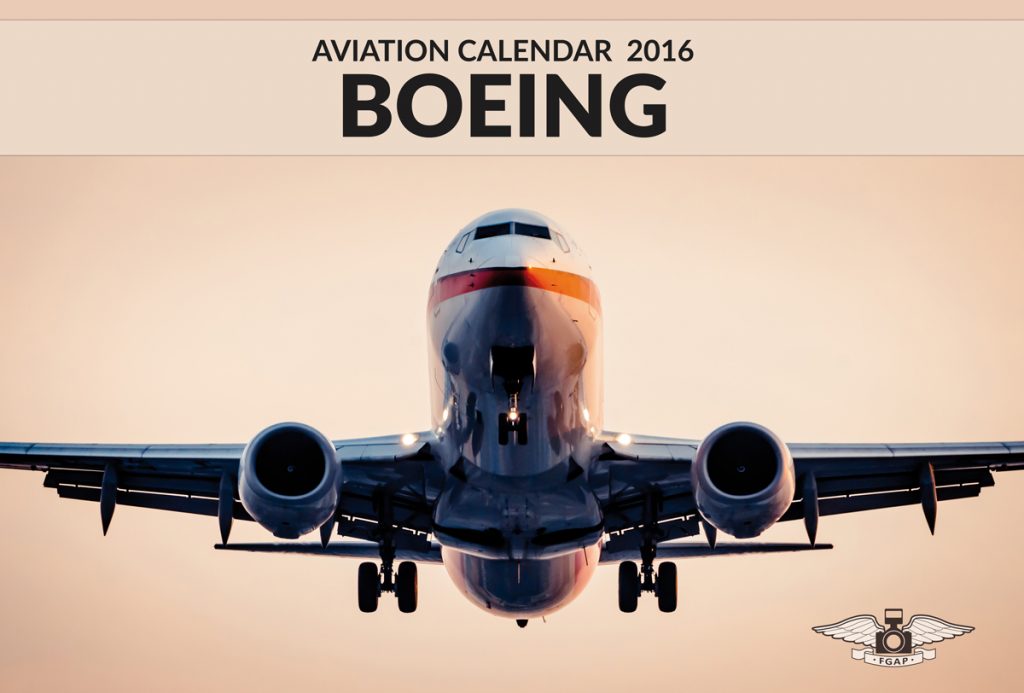 BOEING Aviation Calendar 2016 about to be delivered!